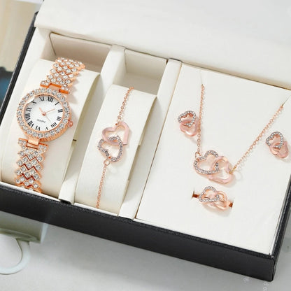 Reloj de moda para mujer, regalo, reloj de cuarzo versátil de alta calidad con diamantes completos