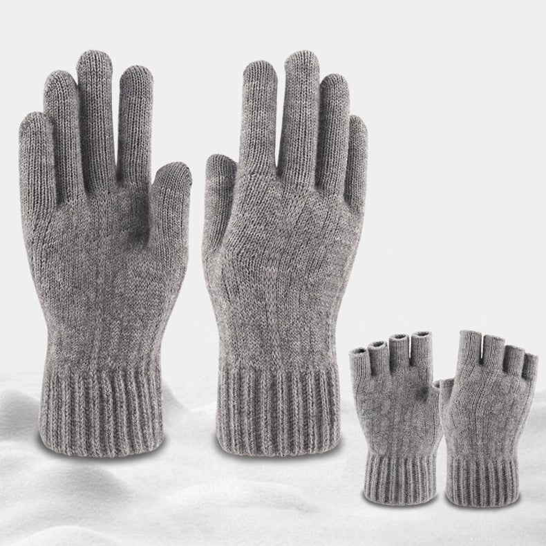 Winter-Touchscreen-Handschuhe für Herren, fingerwarm