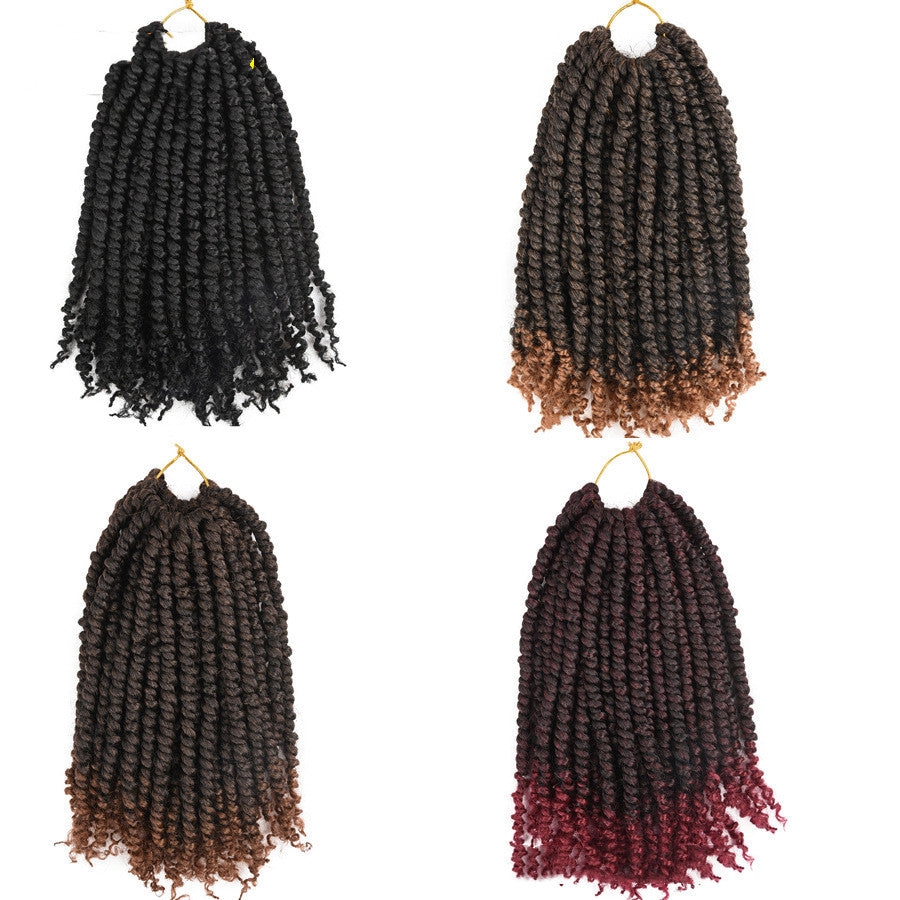 TOMO Vorgedrehtes Passion Twist Crochet African Dirty Braids Häkelhaar