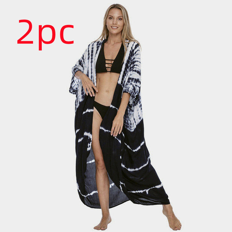 Polyester Damen Sonnenschutz Resort Strandkleid Überzug