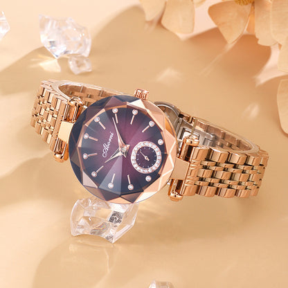 Women's Fashion Simple Cut Quartz Watch