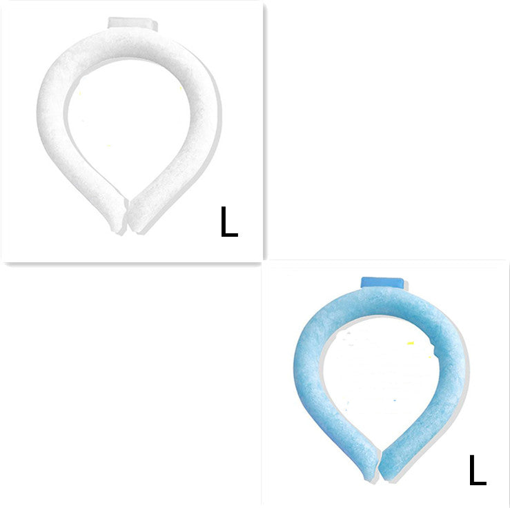 Neck Cooling Ring Ice Cushion Tube Heatstroke Prevention Cooling Tube Ice Reusable Neck Cooler Summer Equipments