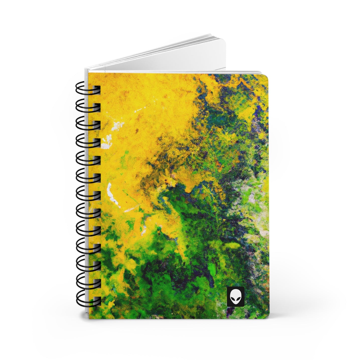 "Explorando texturas coloridas" - The Alien Spiral Bound Journal