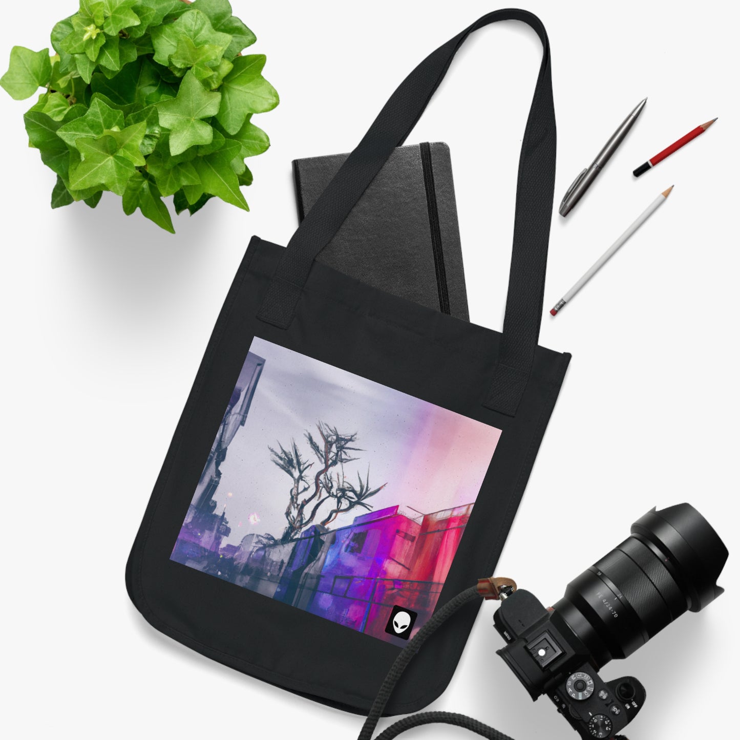 "Exploring Photographs in Color" - The Alien Eco-friendly Tote Bag