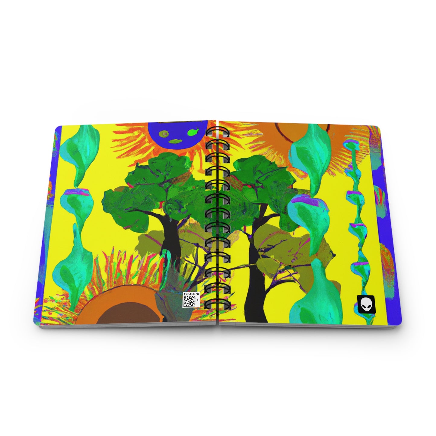 "Collision of Nature's Beauty" - The Alien Spiral Bound Journal