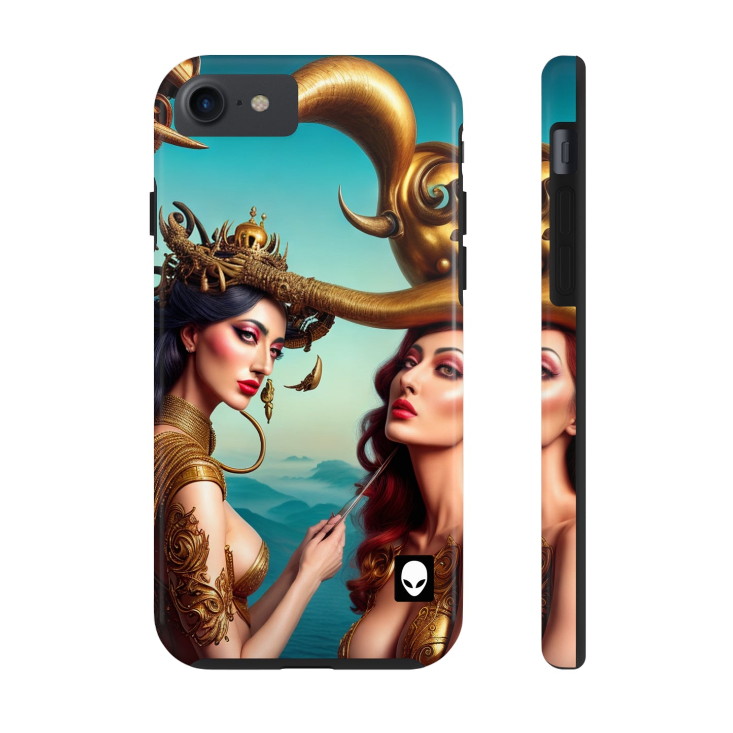 „Metaphorischer Wahnsinn: Eine Erkundung der surrealen Welten von Salvador Dalis“ – The Alien Tough Phone Cases