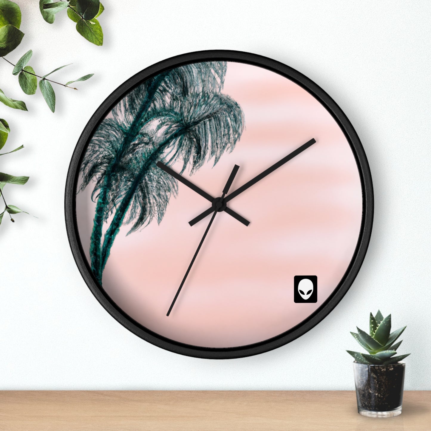 "La oda de los amantes de la naturaleza: capturando el esplendor de lo salvaje" - The Alien Wall Clock