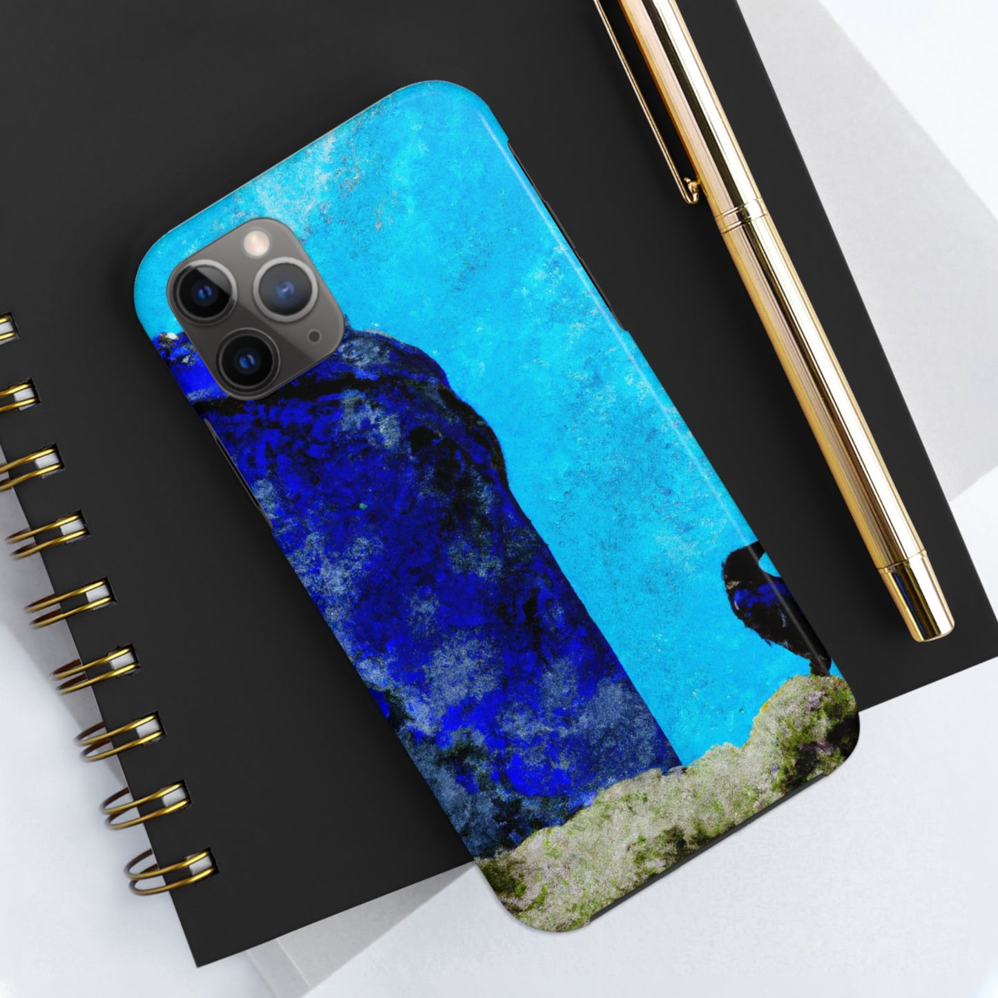 "Crow's Perch on a Waning Tower" - The Alien Tough Phone Cases