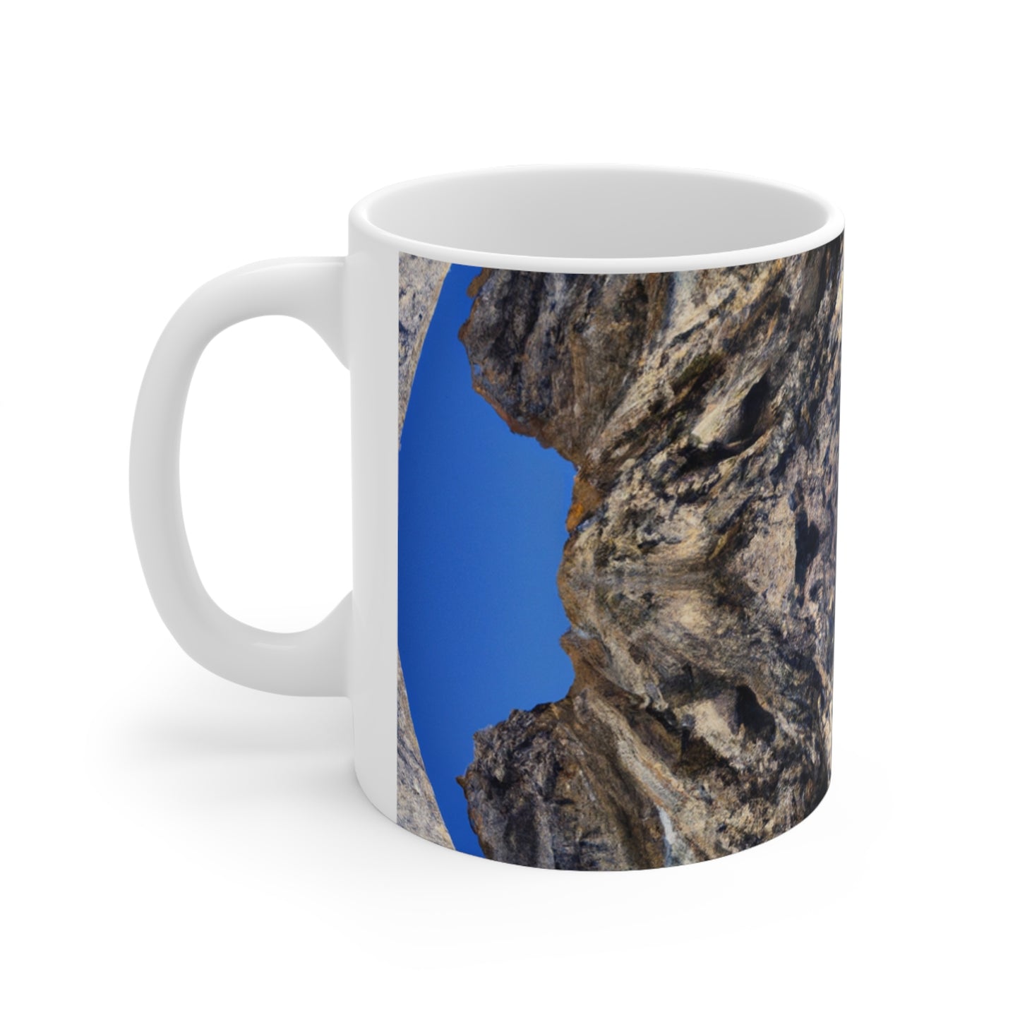 Nature in Splendor: Combining Photography with Digital Artistry - The Alien Ceramic Mug 11 oz