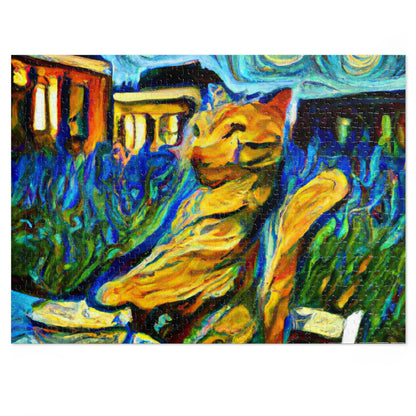 "A Cat Amongst the Celestial Tea Leaves" - The Alien Jigsaw Puzzle