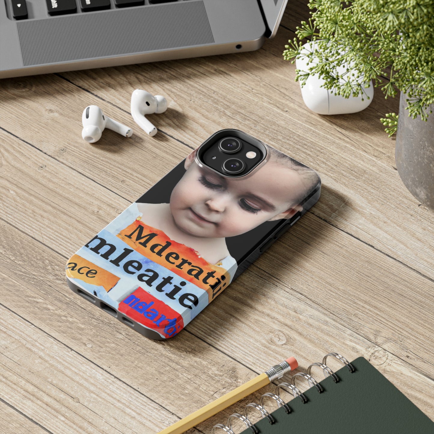 "Anxious Beginnings: A Child's Uncertain Futurescape". - The Alien Tough Phone Cases