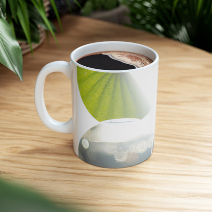 "Earth's Splendor: A Colorful Collage of Natural Wonders" - The Alien Ceramic Mug 11 oz