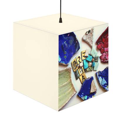 "A Mosaic of Resilience: A Creative Exploration of Strength and Endurance" - The Alien Light Cube Lamp