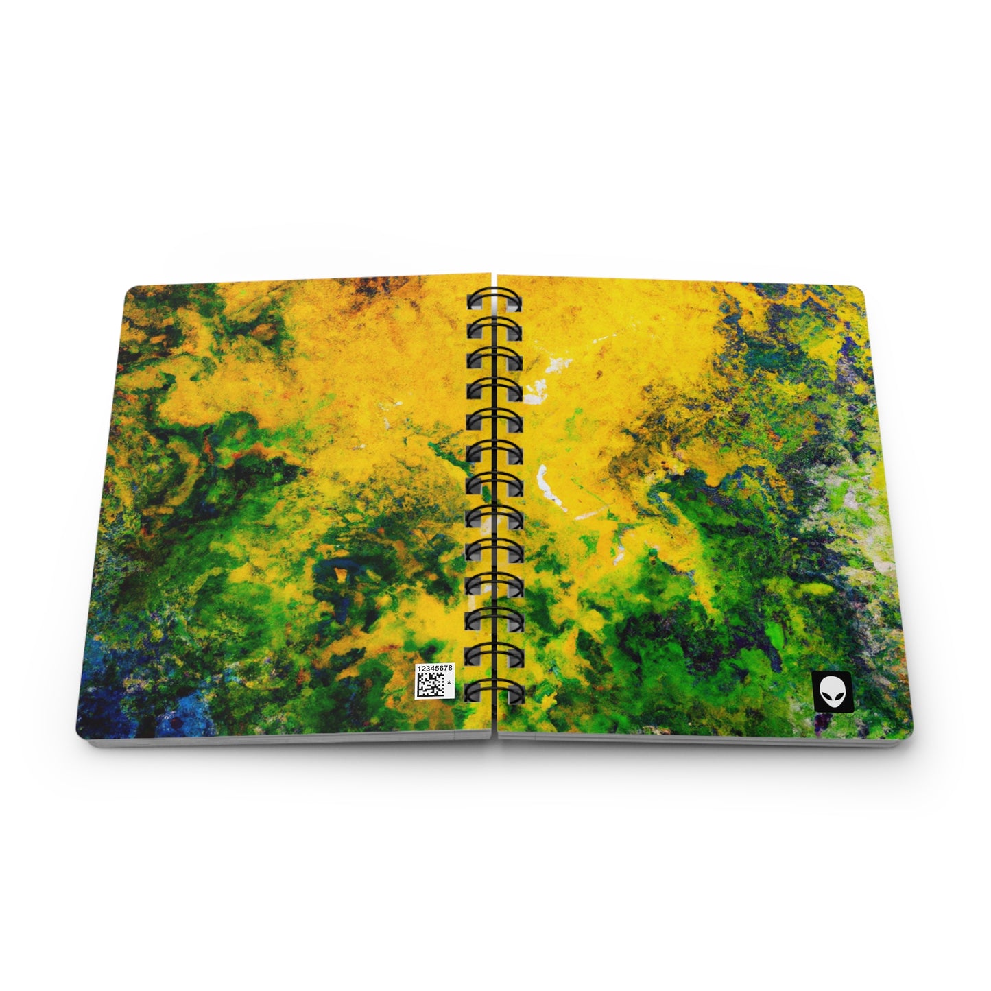 "Explorando texturas coloridas" - The Alien Spiral Bound Journal