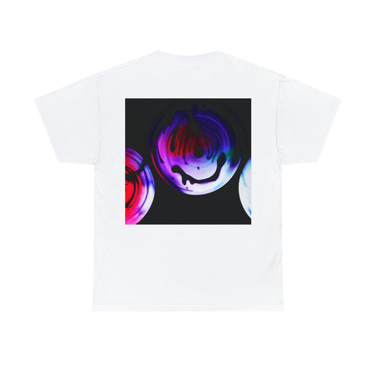 "Exploring Contrasts: A Colorful Dance of Luminance and Chromatic Aberration" - The Alien T-shirt