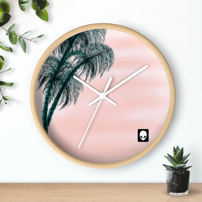 "La oda de los amantes de la naturaleza: capturando el esplendor de lo salvaje" - The Alien Wall Clock