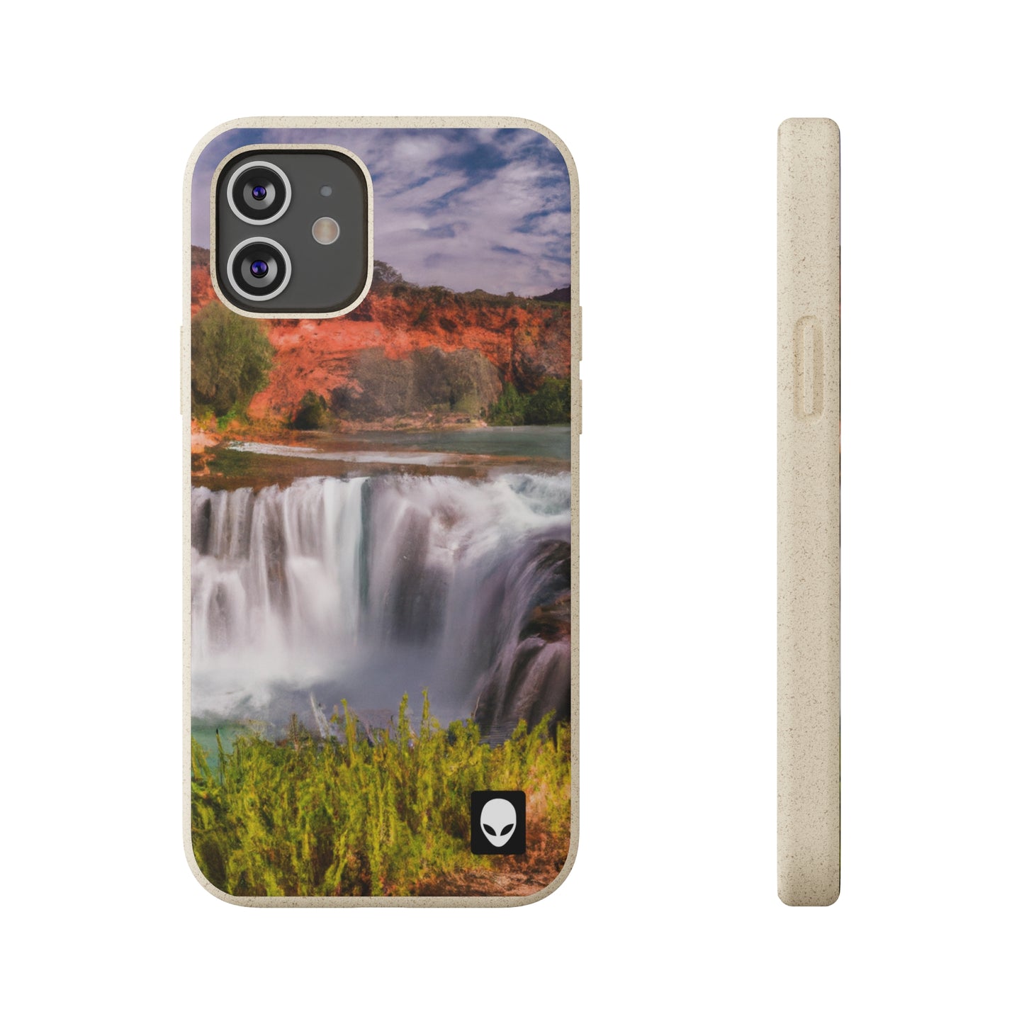 "Capturing Nature's Beauty: Crafting an Iconic Landscape in Vibrant Art" - The Alien Eco-friendly Cases