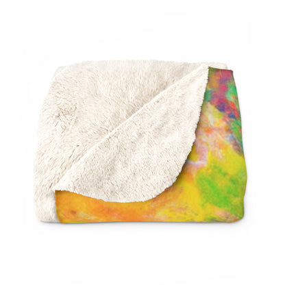 "A Lazy Summer's Day: An Abstract Ode" - The Alien Sherpa Fleece Blanket