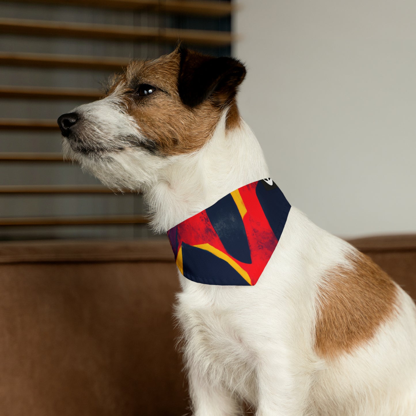 "Un mosaico de emociones" - El collar de bandana para mascotas alienígenas