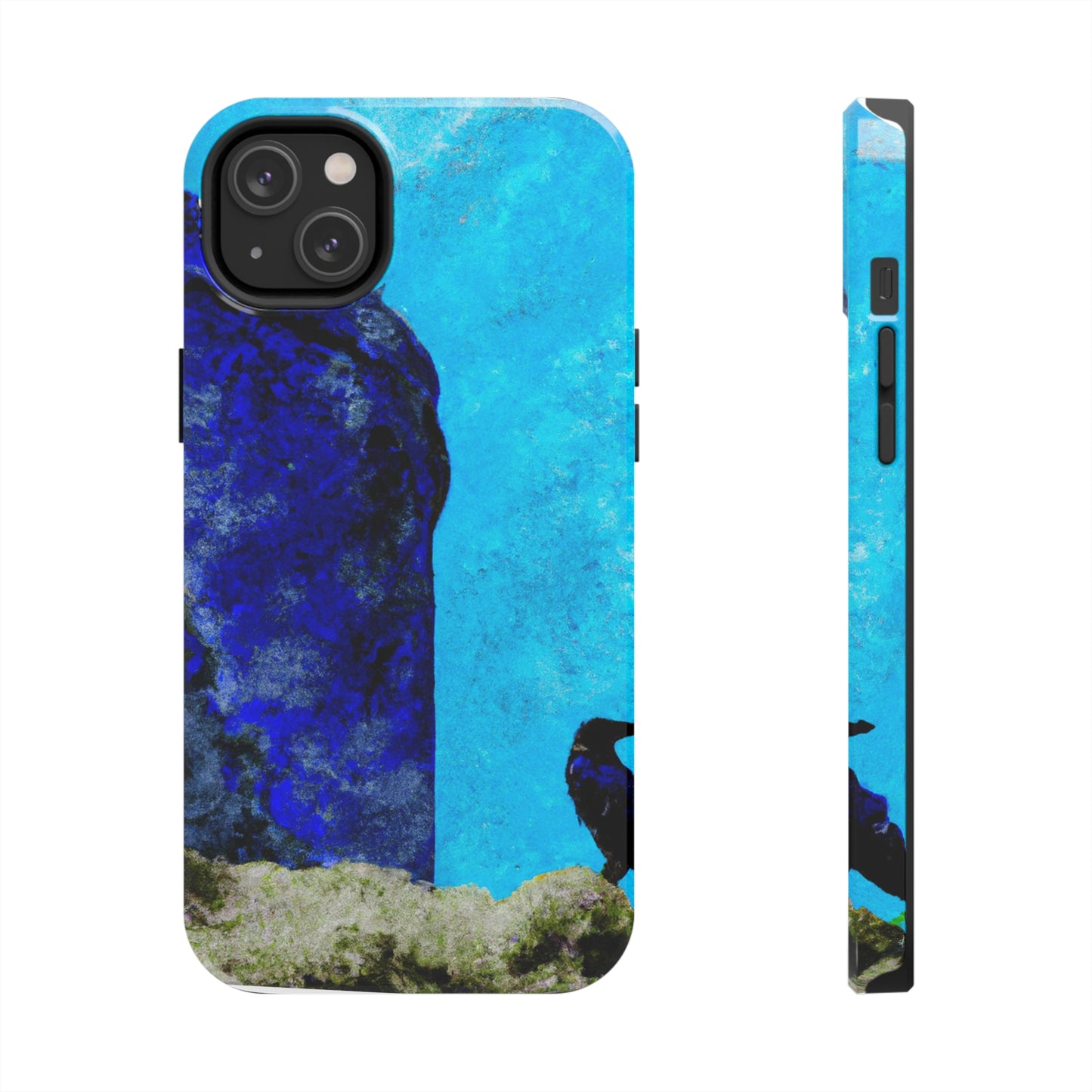 "La percha del cuervo en una torre menguante" - The Alien Tough Phone Cases