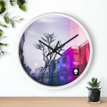 "Explorando fotografías en color" - El reloj de pared alienígena