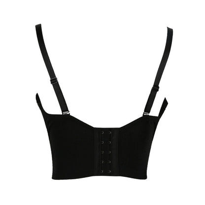 Vest Sexy Suspenders Backless Lace Embroidered Light Diamond Wrapped Chest Waist Tube Top Underwear Outer Wear