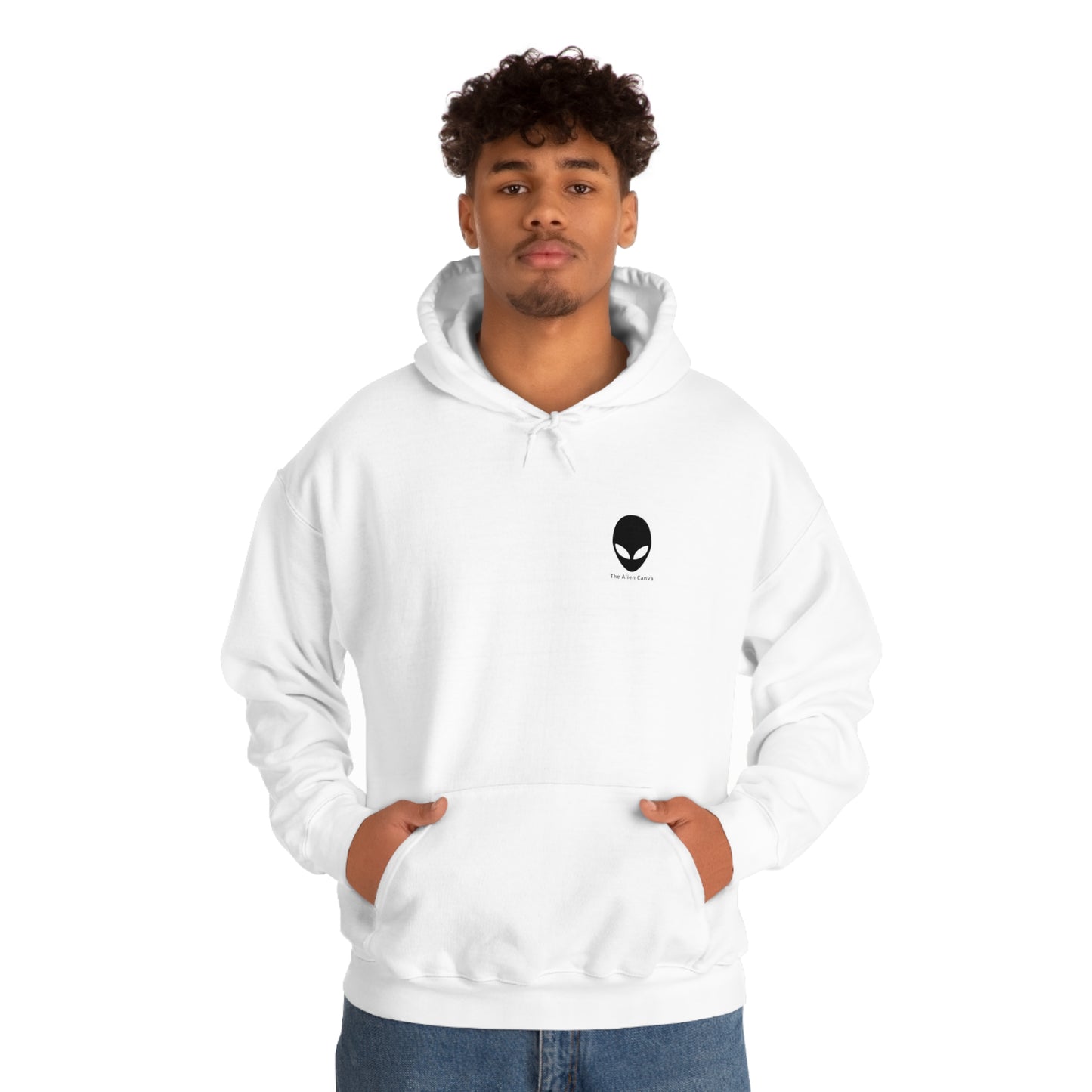 "Una iluminación de luces y sombras" - La sudadera con capucha unisex Alien