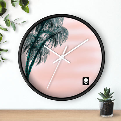 "La oda de los amantes de la naturaleza: capturando el esplendor de lo salvaje" - The Alien Wall Clock