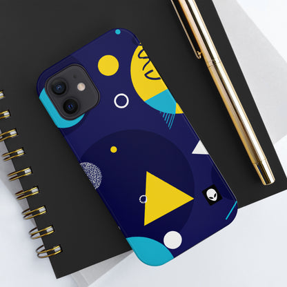 „Geometrische Fusion: Erwecken Sie Ihre Vision zum farbenfrohen Leben“ – The Alien Tough Phone Cases