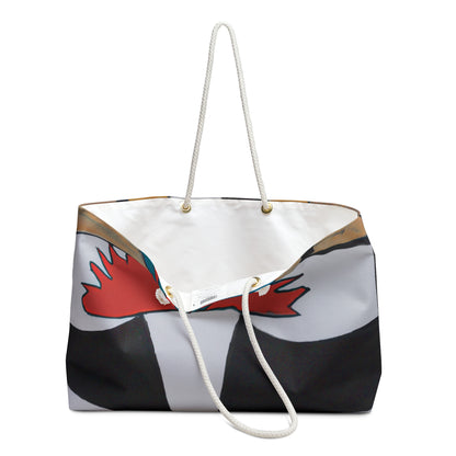 "Exploring Balance and Pattern in Abstract Art" - The Alien Weekender Bag