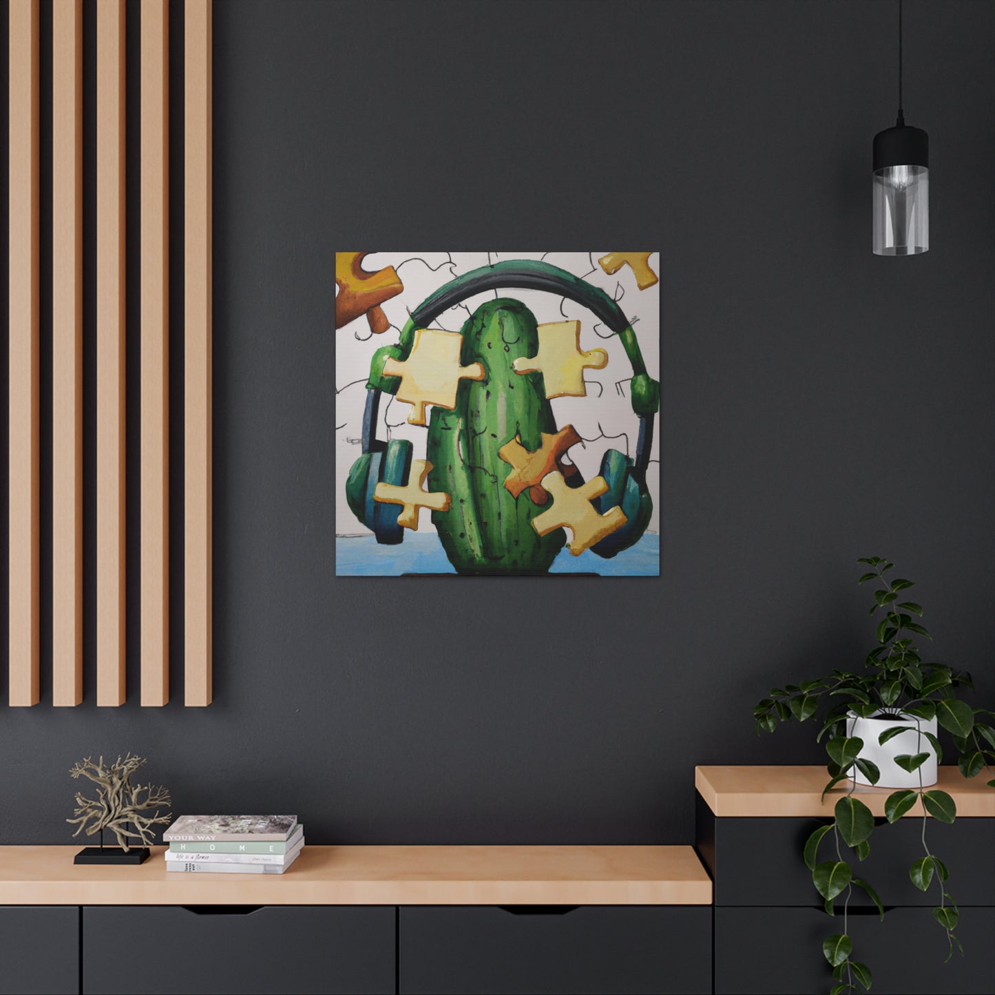 "Cactified Puzzle Time" - The Alien Canva