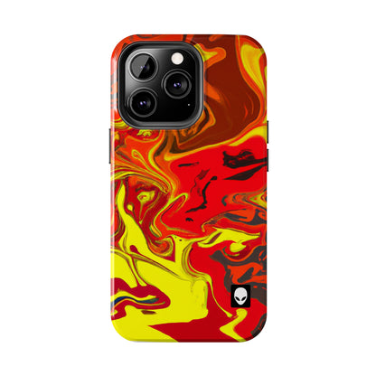 "Abstract Energy in Motion" - The Alien Tough Phone Cases