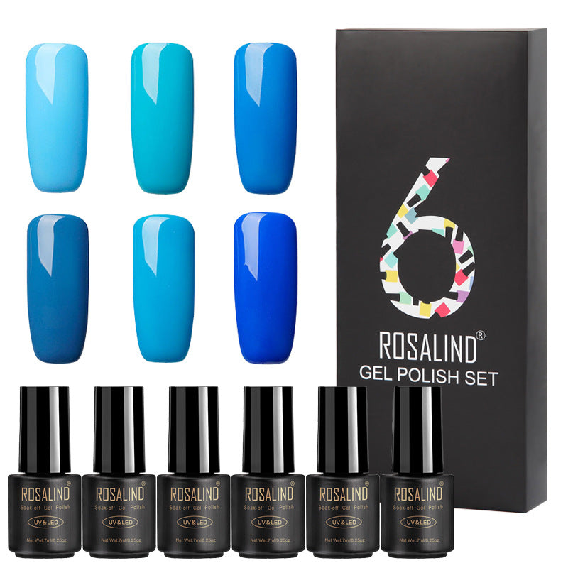 Esmalte de uñas fino 6 botellas