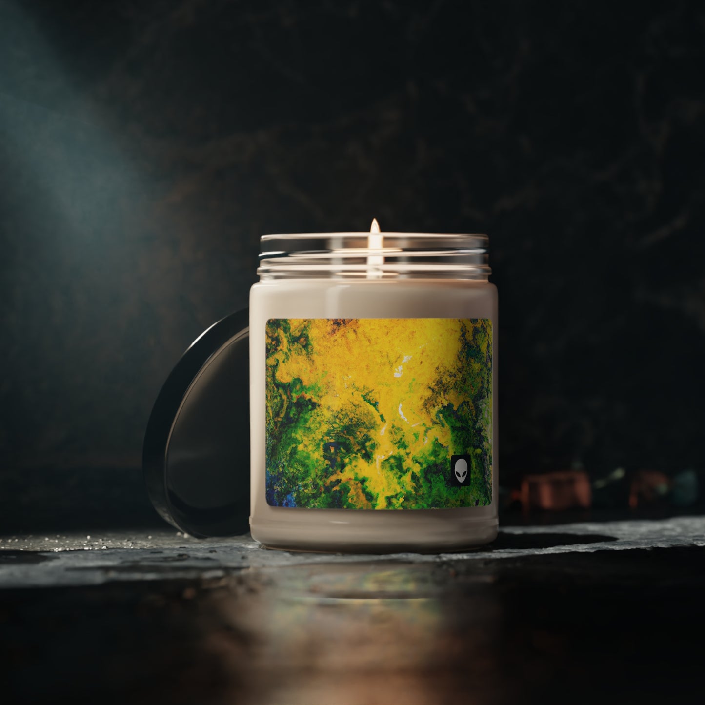 "Exploring Colorful Textures" - The Alien Eco-friendly Soy Candle