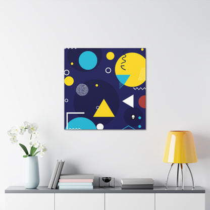 "Fusión geométrica: llevando tu visión a una vida colorida" - The Alien Canva