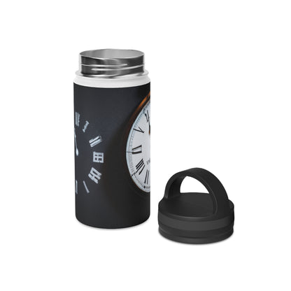 Timeless Visuals: Exploring the Concept of Time Through the Ages. - The Alien Stainless Steel Water Bottle, Handle Lid