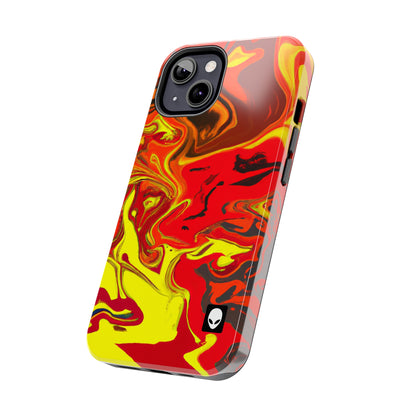 "Abstract Energy in Motion" - The Alien Tough Phone Cases