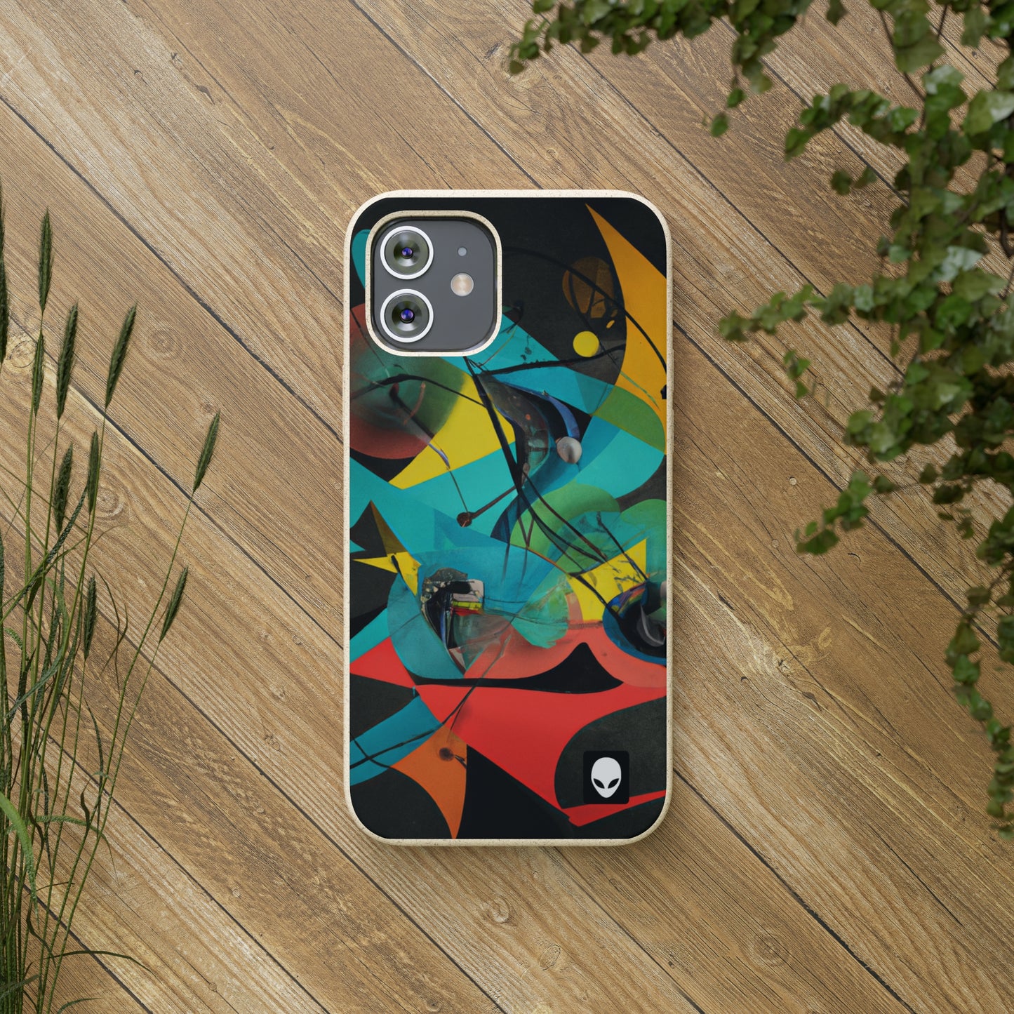 "Illusionary Perspective: A Colorful Dance of Light" - The Alien Eco-friendly Cases