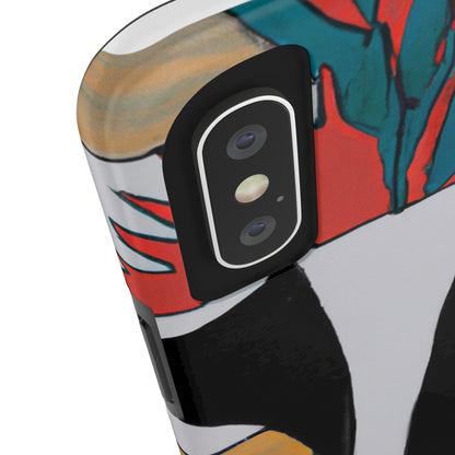 "Explorando el equilibrio y los patrones en el arte abstracto" - The Alien Tough Phone Cases