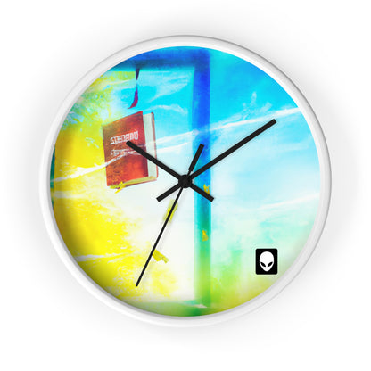 "Exploring My World through Art: Capturing the Memories of Places Visited" - The Alien Wall Clock