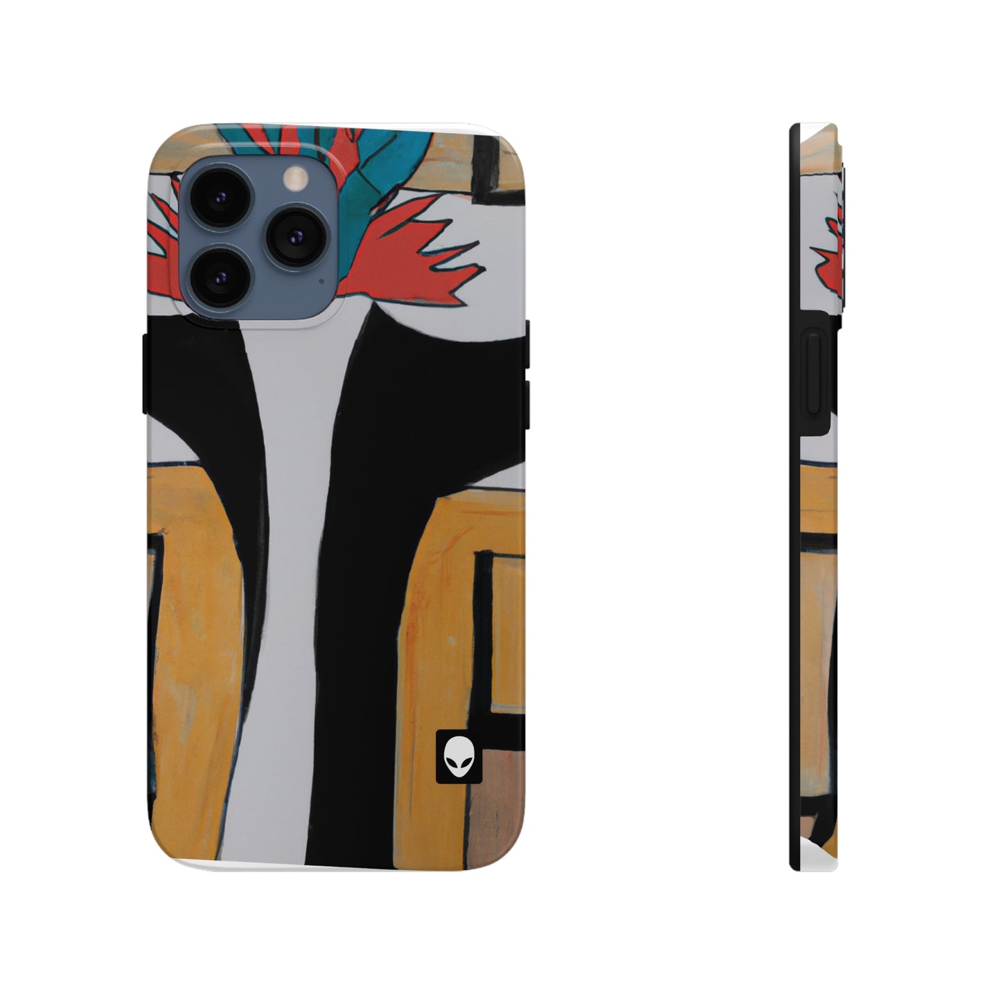 „Erforschung von Balance und Muster in der abstrakten Kunst“ – The Alien Tough Phone Cases