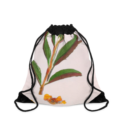 "Exploring Nature's Palette: An Experiment in Abstract Art"- The Alien Drawstring Bag