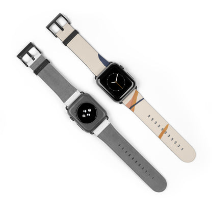 "Geometric Contrast: Exploring Color Through Geometry" - The Alien Watch Band for Apple Watch