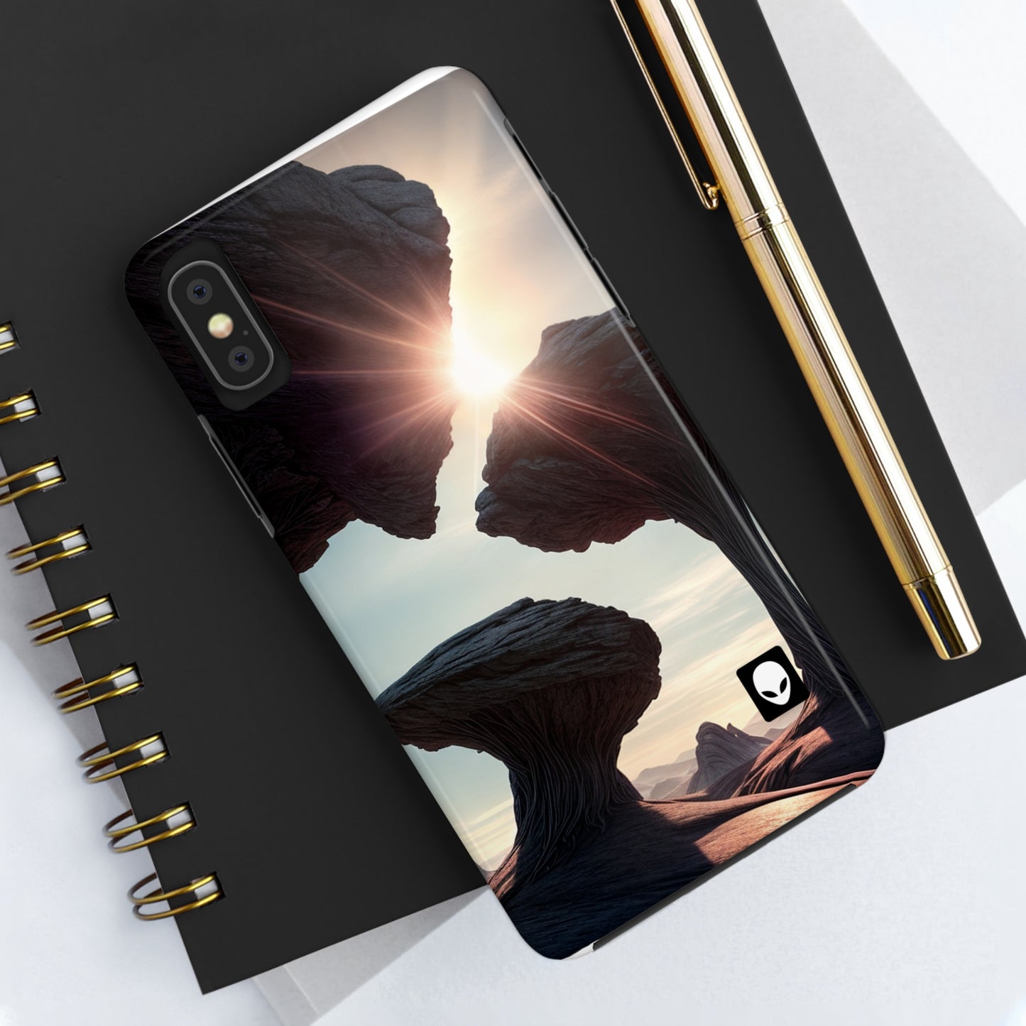 "Alien Landscape Odyssey" - The Alien Tough Phone Cases