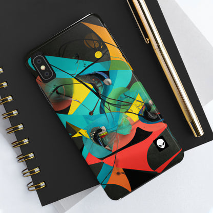 „Illusionäre Perspektive: Ein bunter Tanz des Lichts“ – The Alien Tough Phone Cases