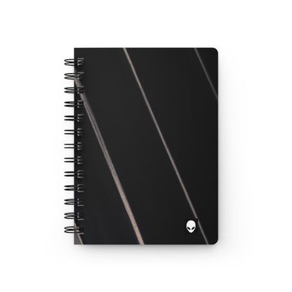 "Light and Dark Interplay: Exploring the Creative Shapes and Textures of Shadow and Light" - The Alien Spiral Bound Journal