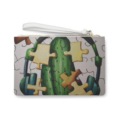 "Cactified Puzzle Time" - The Alien Clutch Bag