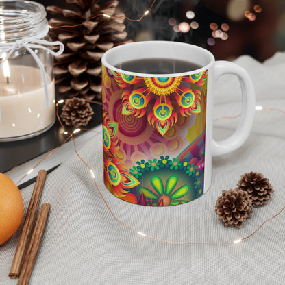 The First Trippy Space - The Alien Ceramic Mug 11oz