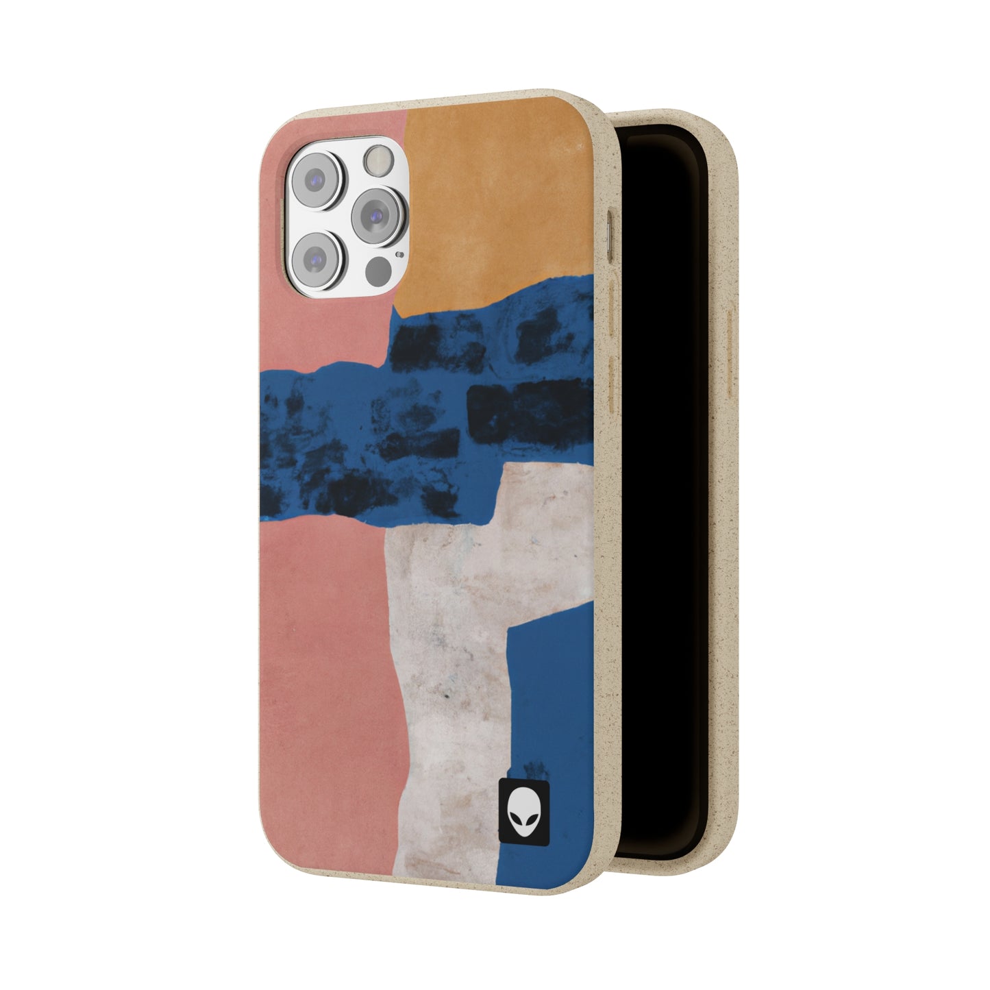 „Zusammenspiel von Licht und Schatten: Eine abstrakte Collage“ – The Alien Eco-Friendly Cases