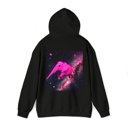 "Majestic Pinkelephant Exploration" - The Alien Unisex Hoodie